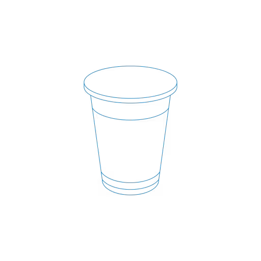 Vaso 330 termoconformado